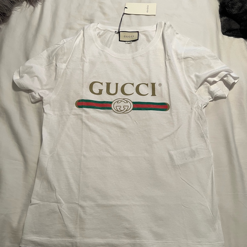Gucci oversized distressed style T-shirt